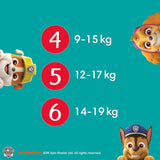 Pampers bleer Paw Patrol Pants str. 5 (12-17Kg) Baby-Dry, Junior med Stop og Protect lomme, MÅNEDSÆSKE, 160 bleer Naty Shop