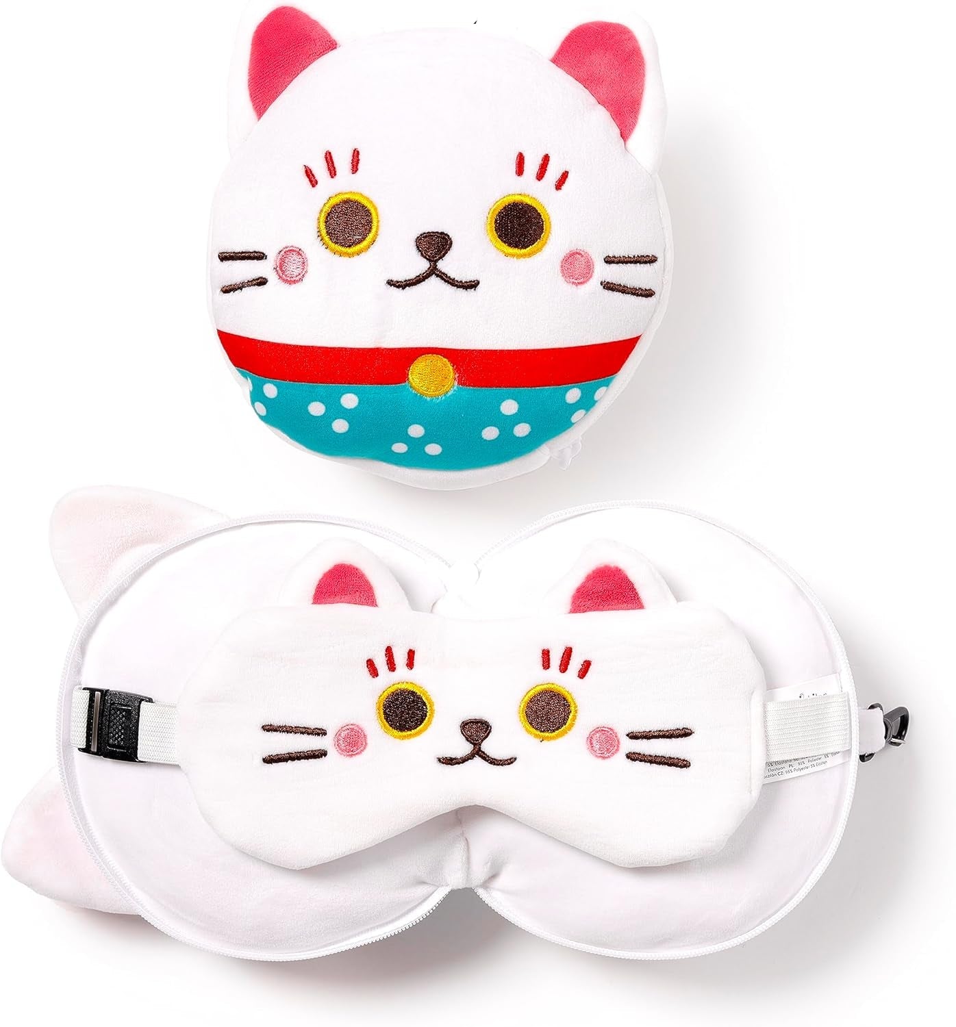 Relaxeazzz Mask Rejsepude - Maneki Neko Lucky Cat Charm Rejsepuder Naty Shop Standardtitel
