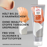 Wella Professionals Color Fresh Mask Peach Blush - hårbehandling til at revitalisere og ændre hårfarve - nærende nuance med avocadoolie - til blondt og lysnet hår - 150 ml Naty Shop Hair Mask