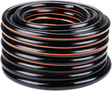 BLACK+DECKER Haveslange 15 meter - Ø19MM - Holdbar PVC - Vanding af haven, vask af bilen, fylde poolen - Kompatibel med enhver standard vandhane - Sort/Orange