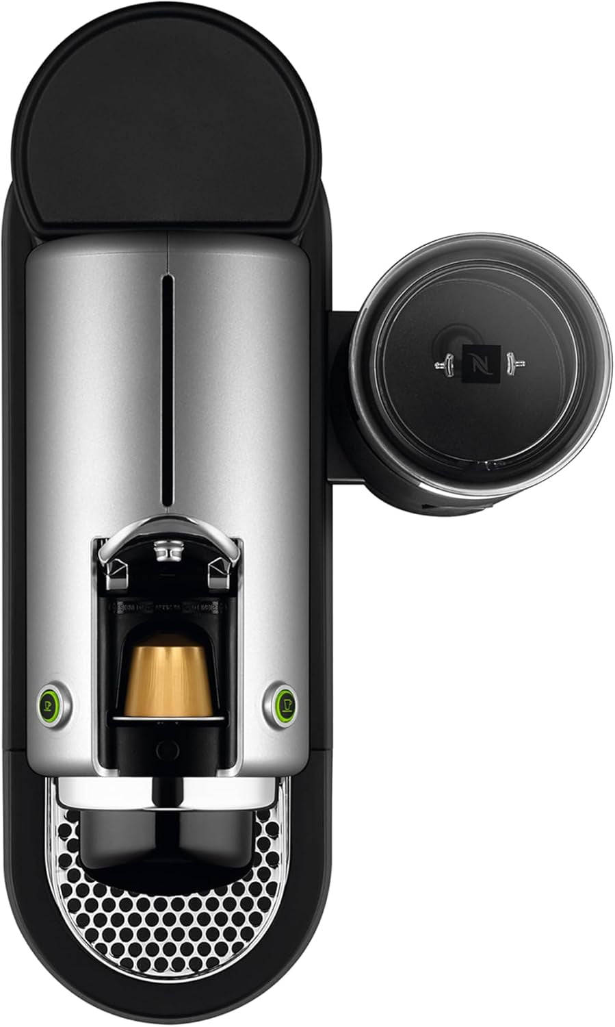 Espressomaskine med Nespresso kapsler XN761B Citiz&Milk | Automatisk standby-tilstand | 1260 watt | Vandbeholderkapacitet: 1 l | Pumpetryk: 19 bar | Sølv