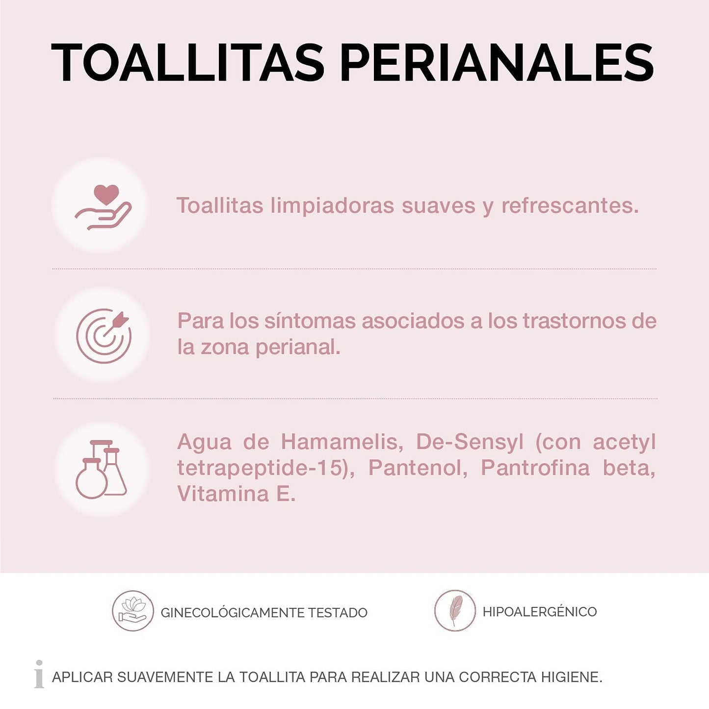 Lab - Perianalservietter, Vådrengøringsservietter til perianal hygiejne, Provitamin B5, fugtgivende, hypoallergen, parabener og alkoholfri, dermatologisk testet - 15 stk.