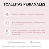 Lab - Perianalservietter, Vådrengøringsservietter til perianal hygiejne, Provitamin B5, fugtgivende, hypoallergen, parabener og alkoholfri, dermatologisk testet - 15 stk.