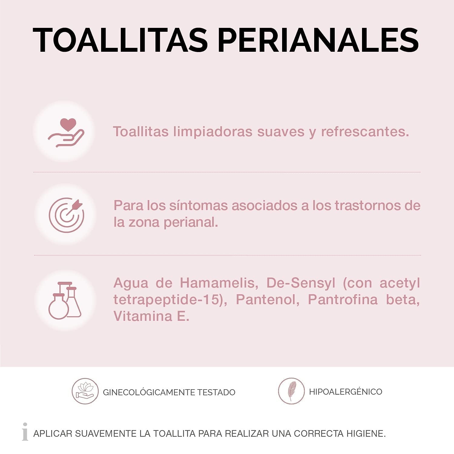 Lab - Perianalservietter, Vådrengøringsservietter til perianal hygiejne, Provitamin B5, fugtgivende, hypoallergen, parabener og alkoholfri, dermatologisk testet - 15 stk.