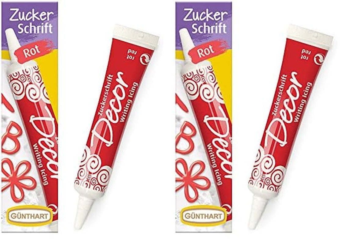 Günthart Backdecor 25 g Sukker med bogstaver GULD Til alle desserter i gylden farve Lavet af sukker til smukke bogstaver og designs, 1 pakke (25 g)