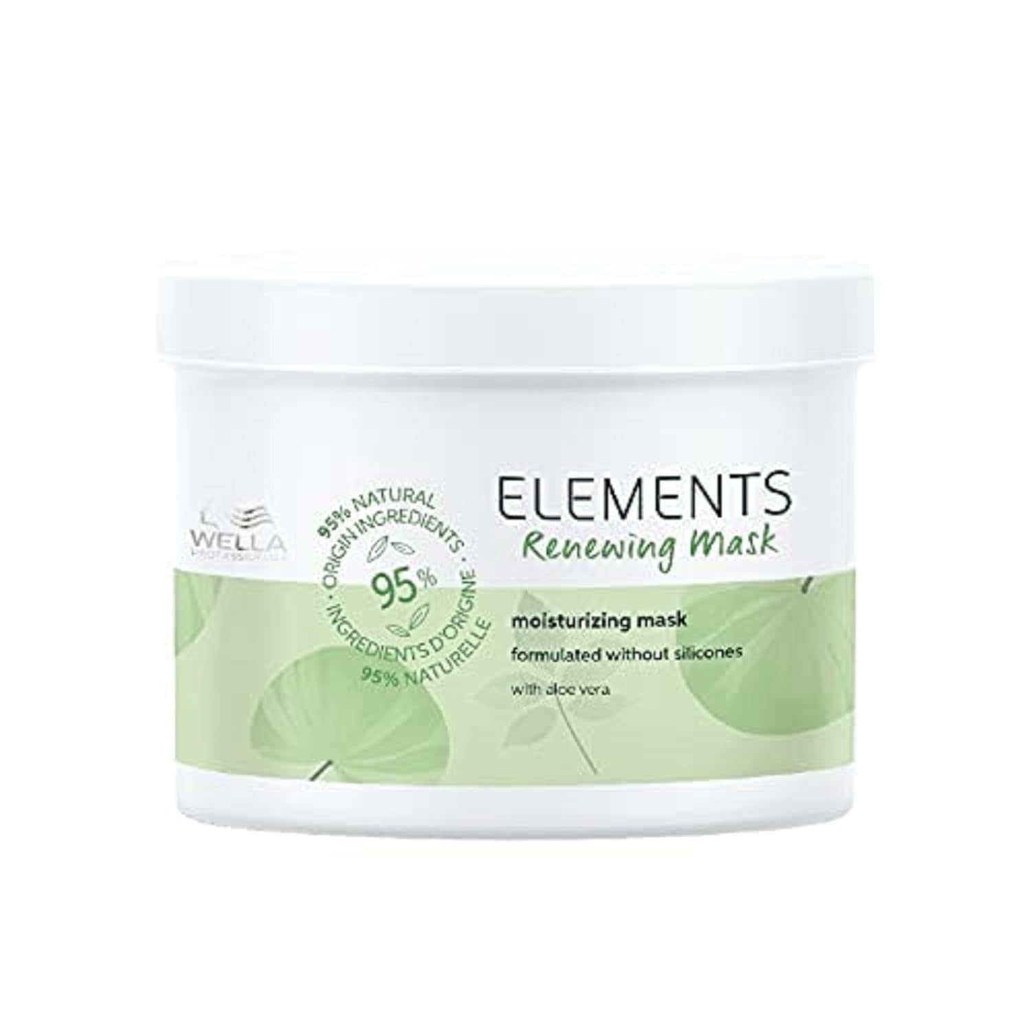 Wella Professionals Elements - naturlig pleje til tørt, beskadiget hår og følsom hovedbund - leave-in balsam, maske og spray med antioxidanter og olivenessens Hårmaske Naty Shop Hårmaske 500ml