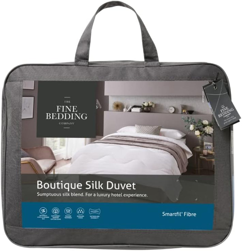 Boutique silkedyne, luksussengetøj, kan maskinvaskes (13,5 Tog, dobbelt) Naty Shop dyner og dyner