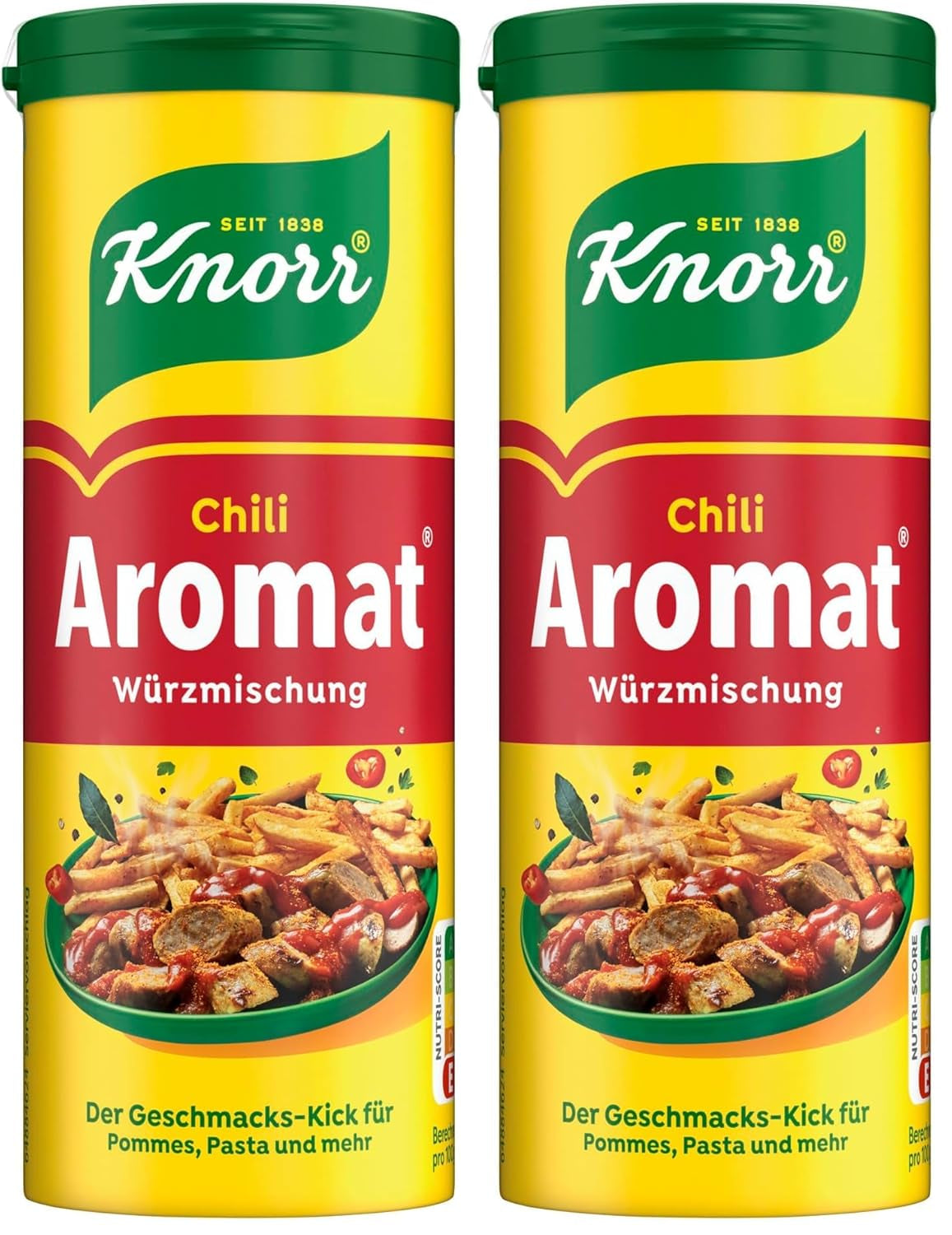 Knorr Würzmischung Chili Smag til hurtige retter til at krydre og krydre kartofler, pasta, grøntsager med mere 90 g