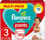 Pampers Baby-Dry Pants Größe 5, 160 Stück, 11kg-17kg, 360° auslaufsichere Passer til dag og nat