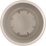 elho Amiga Round 30 - Indendørs og udendørs urtepotte - 100% genbrugsplast - Ø 29,5 x H 20,2 cm - Beige/Svampebeige
