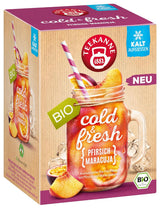 Teekanne Cold & Fresh BIO 4Er Mix - Med de nye varianter citron-mynte, fersken-maracuja, appelsin-rosmarin, grapefrugt-mynte-ingefær (4 X 45G)
