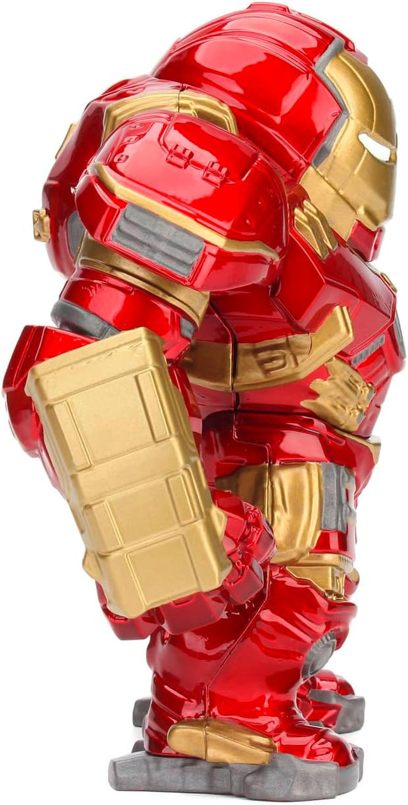 Jada Toys Marvel Figur Hulkbuster & Ironman, Åben og lukket hjelm, Samlefigurer, Sæt, Die-Cast, Rød, Størrelse: 6 tommer Hulkbuster & 2 tommer Ironman Actionfigurer Naty Shop