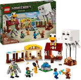 LEGO Minecraft Ghast Balloon Attack - Gamerlegetøj til børn - Hus, kylling og Golem videospilbyggesæt - Filmvarer til drenge 10+ - 21273 Byggesæt Besuche den LEGO-Store Standardtitel