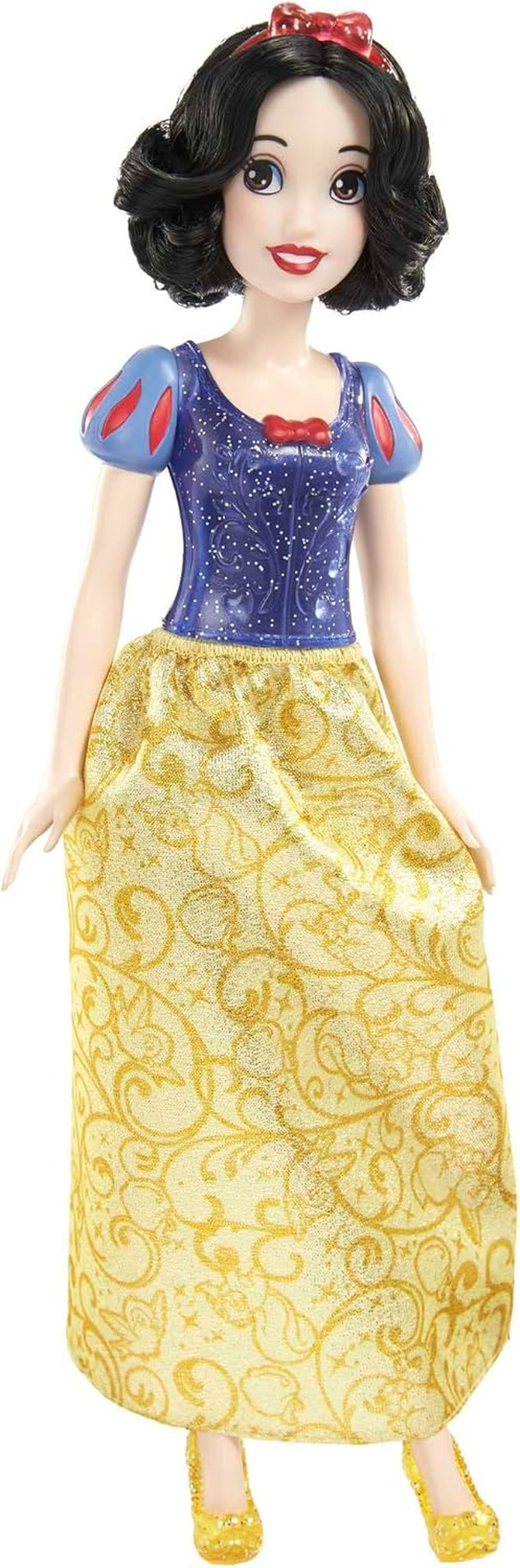 Mattel Disney Princess Legetøj Snehvid bevægelig dukke med glitrende tøj og tilbehør Disney film inspireret gave til børn HLW08 Naty Shop Dolls