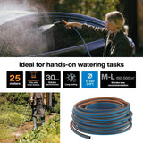 Fiskars ML Haveslange X Series Håndvandingsvandslange 13 mm (1/2"), Længde: 25m, Universalforbindelse, UV-beskyttelse, Frostbeskyttelse, Vridsikker, Blå, 1076045