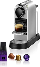 Espressomaskine med Nespresso kapsler XN761B Citiz&Milk | Automatisk standby-tilstand | 1260 watt | Vandbeholderkapacitet: 1 l | Pumpetryk: 19 bar | Sølv
