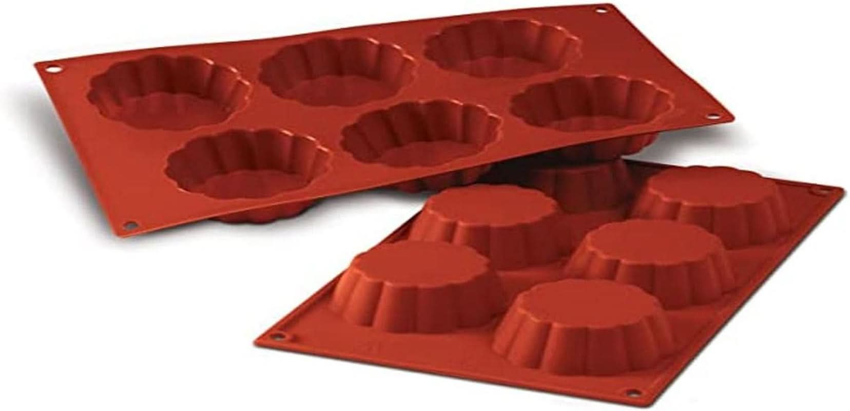 Silikomart Bageform, 20.035.00.0060 SF 035, "SF 035 Briochette Cannellata" Køkken Naty Shop Putin Deep