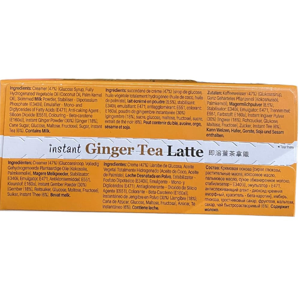 - Instant te med ingefær og mælk - (1 X 10 X 25 GR)