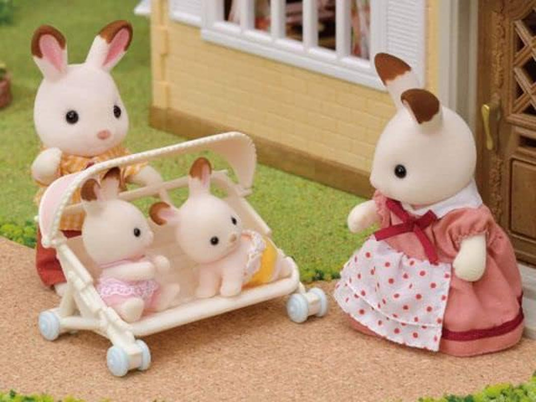 Sylvanian Families L5533 Triplets Klapvogn - Dukkehus Legesæt Naty Shop Dukker