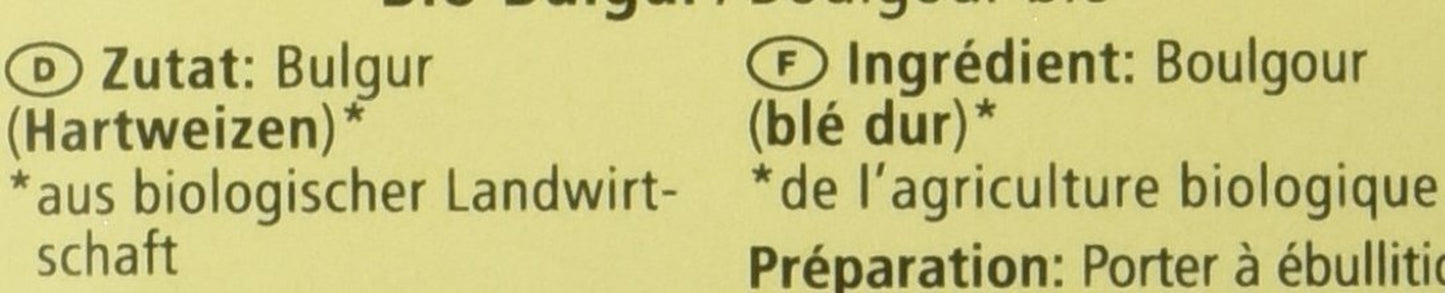 Økologisk bulgur, 500 g