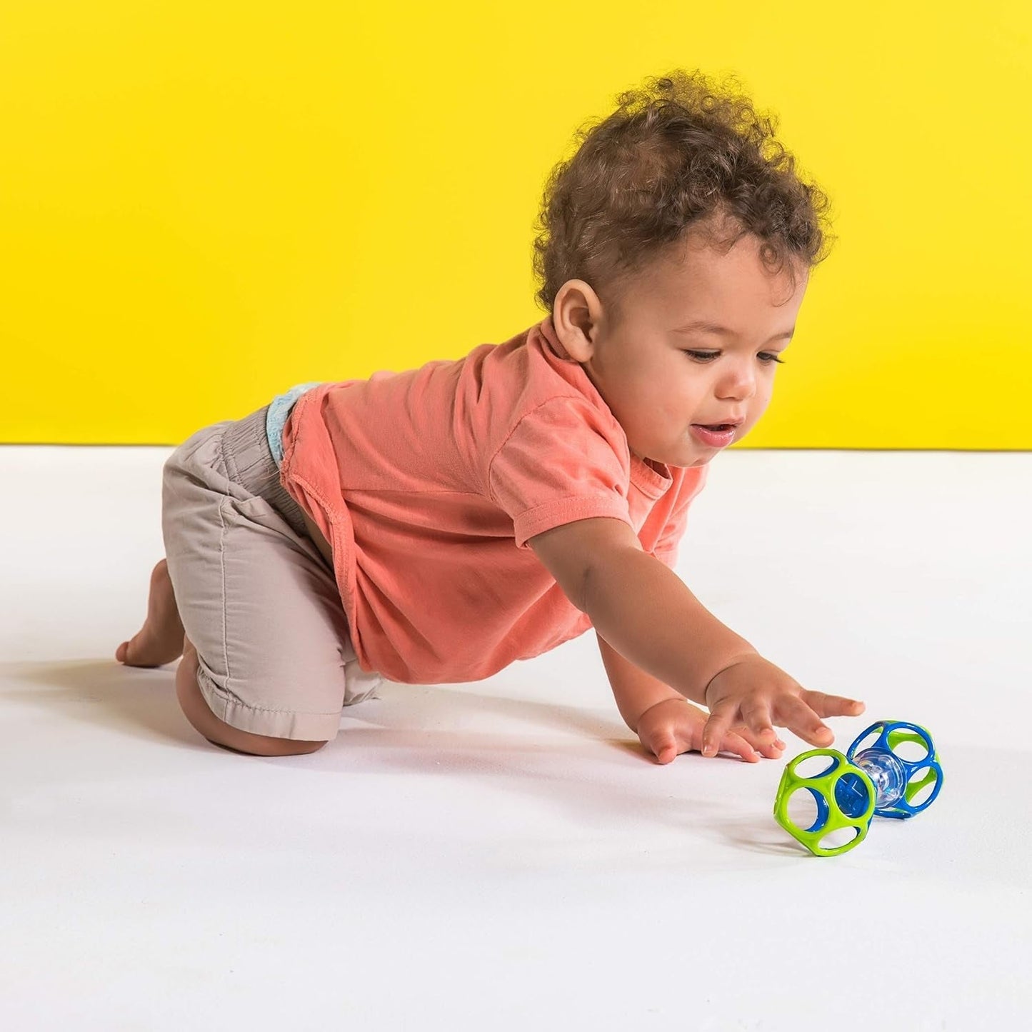 Fehn Octopus Activity Toy - Baby Motor Skills Legetøj til klapvogne og Bright Starts, Oball, Rangle Legetøj med Grib Bolde til at gå, Interaktivt Baby Legetøj Bebe Toys Naty Shop