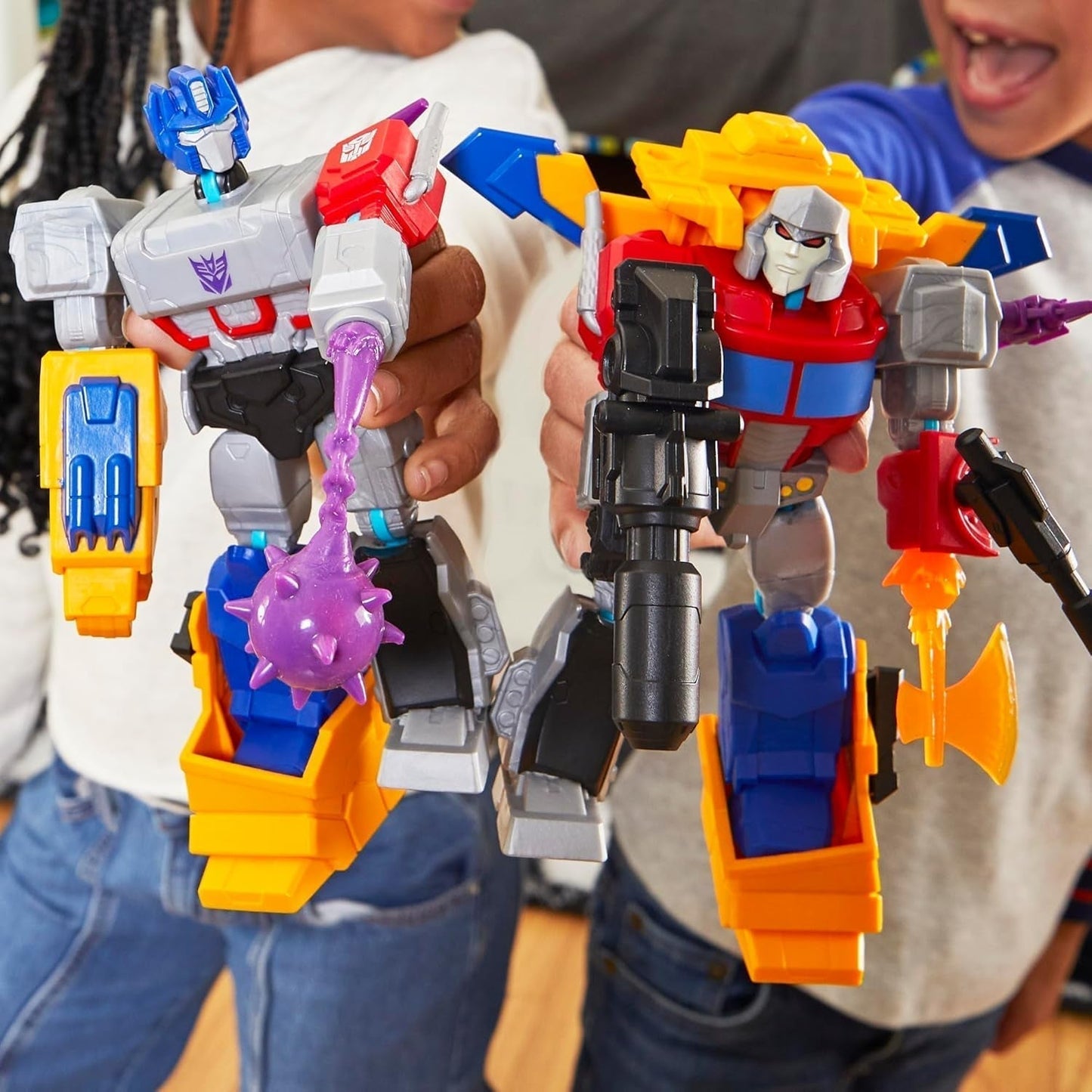 Transformers Mixmashers Optimus Prime Customizable Deluxe Action Figurer & tilbehør Actionfigurer Naty Shop