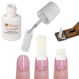 Sun Garden Nails monofasisk gennemsigtig gel 30ml + æske med 100 spidser + lim til spidser 7ml