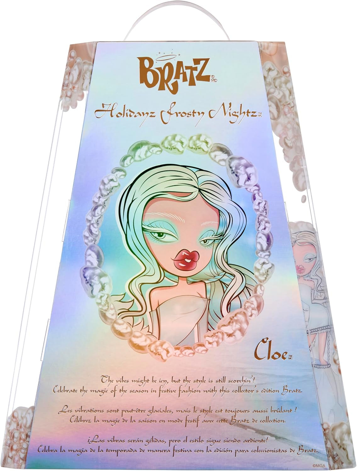 Bratz Holidayz Frosty Nightz - Chloe Doll (Collector's Edition) med ægte outfits og tilbehør
