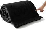 Hyggeligt tæppe Fluffy Fleece-tæppe 130 X 150 cm Sengetæpper Sofatæppe Store bløde tæpper og tæpper til voksne Sofatæpper Varme Maskinvaskbare sorte senge og tæpper God aften