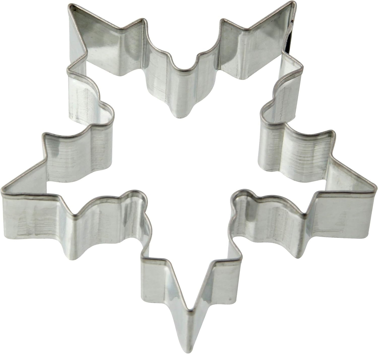 Zenker Snowflake Cookie Cutter, Christmas Cookie Cutter, Fondant Cookie Cutter, High Quality Cookie Cutter, Steel Sheet Kitchen Aid, Farve: Sølv
