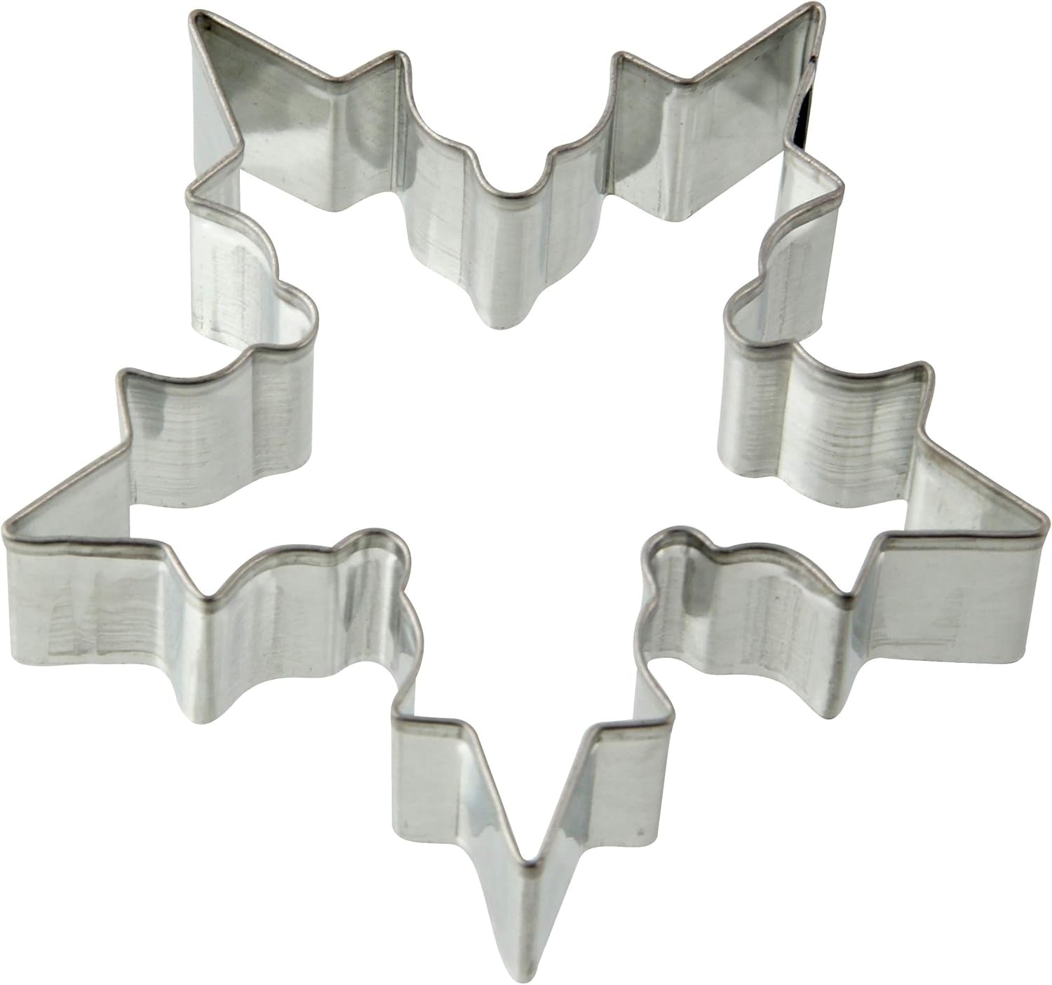 Zenker Snowflake Cookie Cutter, Christmas Cookie Cutter, Fondant Cookie Cutter, High Quality Cookie Cutter, Steel Sheet Kitchen Aid, Farve: Sølv