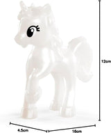 Simba Evi Prinsesse Kærlighedsfantasi, dukke i eventyrkjole med en skinnende enhjørning, 12 cm legedukke, 3+ år