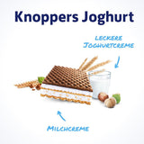 Yoghurt – 4 x 200 g – Vaffelskiver fyldt med yoghurt og nougatcreme, hasselnødder og kakao