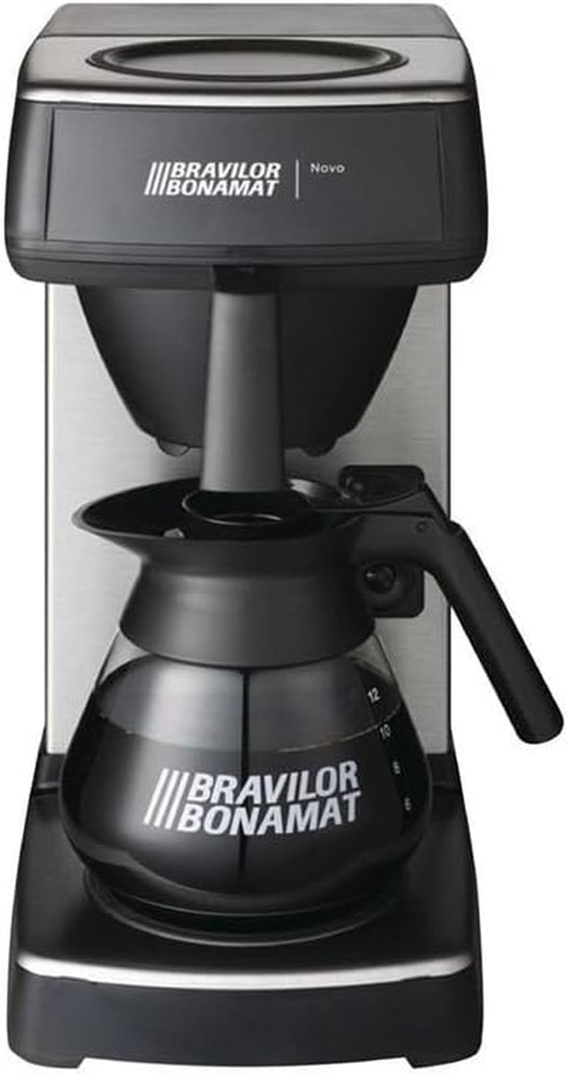 F454 Novo Espressomaskine, 1,5 L, Sort, 430 (H) x 205 (B) x 340 (D) mm