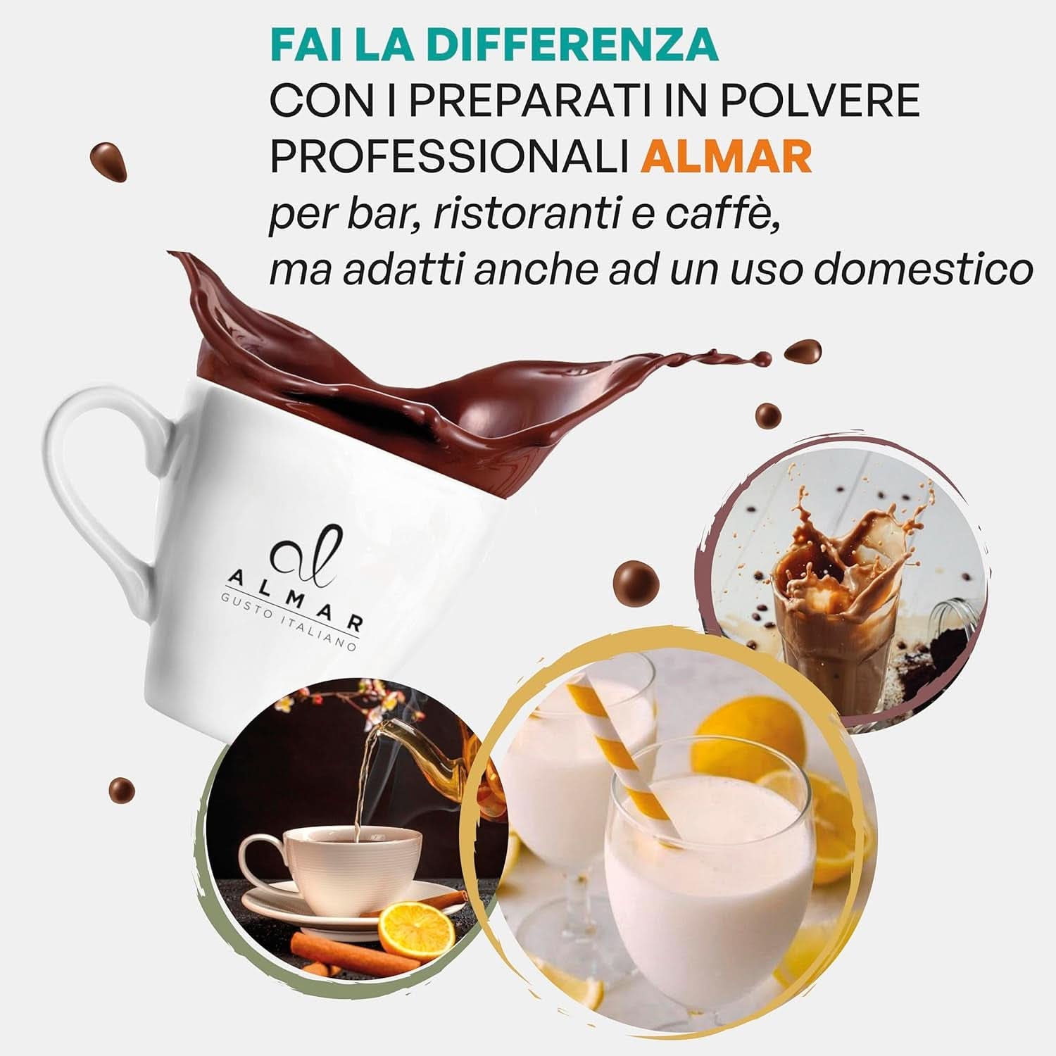 Italiensk varm chokolade Cortina TART BITTER CHOKOLADE, 15 poser X 30 gram Kakao og varm chokolade Naty Shop