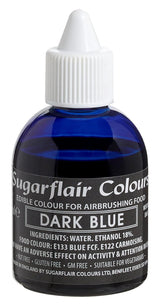 Sugarflair Airbrush Madfarve Gylden Guld Spiselig Flydende Madfarve Airbrush Farvelægning Kager Muffins Glasur og kagepynt - 60ml