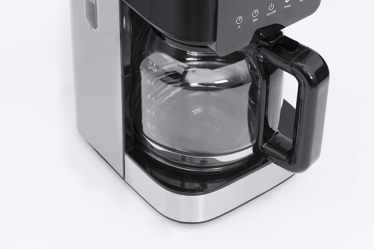 CASO Coffee Taste and Style espressomaskine med permanent filter, 1,5 l, optimal bryggetemperatur 92-96 °C, anti-drypsystem, optimeret bryggehoved, rustfrit stål, 12 kopper
