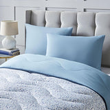 Night Lark Betrækløs Dyne Super King 6 Tog Forår Sommer - Blue Garden Super blød dyne Letvægts maskinvaskbar Hurtigtørrende dynebetræk Alt-i-én vendbare dyner & dyner Naty Shop