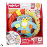 babyfarve babylegetøj Wheel N Sounds Driver Babylegetøj Naty Shop