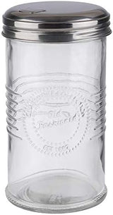 APS 40510 Sukkerdispenser - GAMMELDAGS, Ø 7,5 cm, H: 14 cm, Glas, 0,35 liter, Hætte med tråd af...