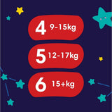 Pampers - Skridsikre babynatter - Størrelse 6 - Lille pakke - 30 stykker - 15+ kg