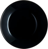 Arcopal Zelie sort spisestel i glas, 12 dele, 4 steder, sort