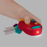 Battat legetøjsnøgle babylegetøj - Farverig bilnøglering med lys og lyde til børn fra 10 måneder og opefter Bebe Toys Naty Shop