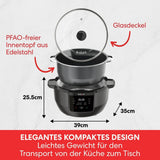 Instant Pot Superior Slow Cooker, 7,1 L Multicooker, 4 madlavningsfunktioner, 800W Slow Cooker Naty Shop