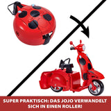 Bandai - Miraculous Ladybug - Miraculous Switch'n Go Scooter + 26 cm Ladybug Lucky Charm Artikuleret Dukke - P50668