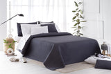 Todocama Fine Boutique sengetæppe med piquémønster, til forår, sommer, efterår og vinter, 100% super blødt mikrofiber, multifunktionelt tæppe, 140/150/160-250 X 260 cm, lysegrå Senge og tæpper Besuche den Todocama-Store Mørkegrå 200 X 260