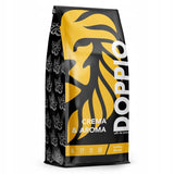 Doppio Creme & Flavor 1KG | Kaffebønner 80% Arabica og 20% ​​Robusta | med noter af kakao, nødder og karamel | Frisk og mellemstegt, lav surhedsgrad | til espresso | Blå spækhugger kaffe