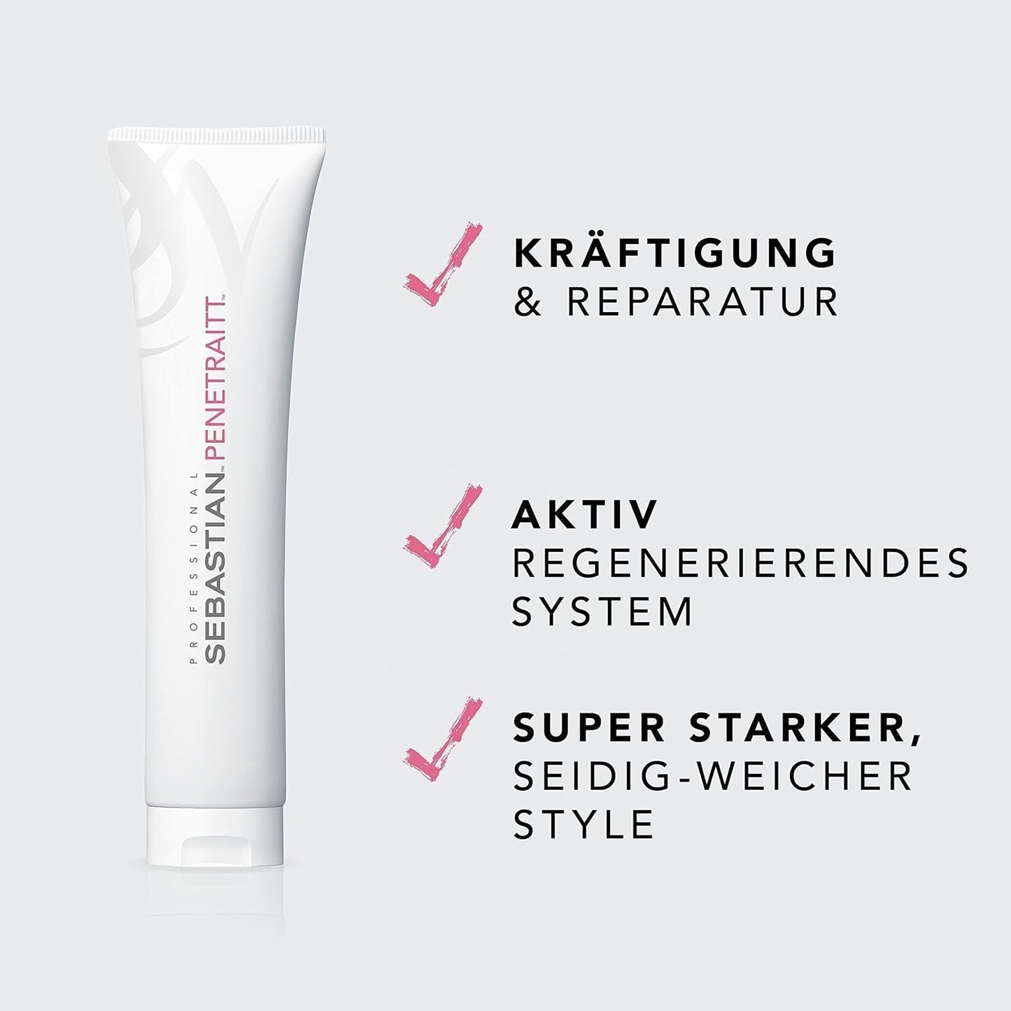 SEBASTIAN PROFESSIONAL PENETRAITT - Reparerende hårmaske regenererer beskadiget hår (150 ml) - dyb pleje til beskadiget, misfarvet hår - reparerer og styrker Naty Shop Hair Mask