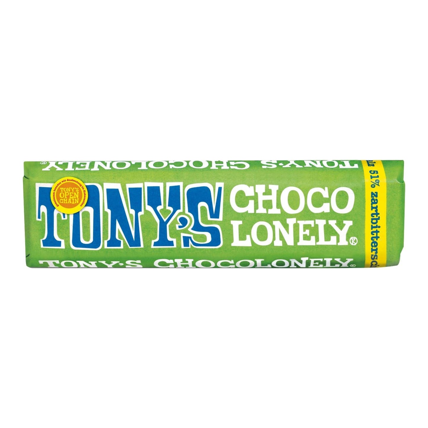 Tony's Chocolonely, mælkechokolade med karamel og havsalt 47g