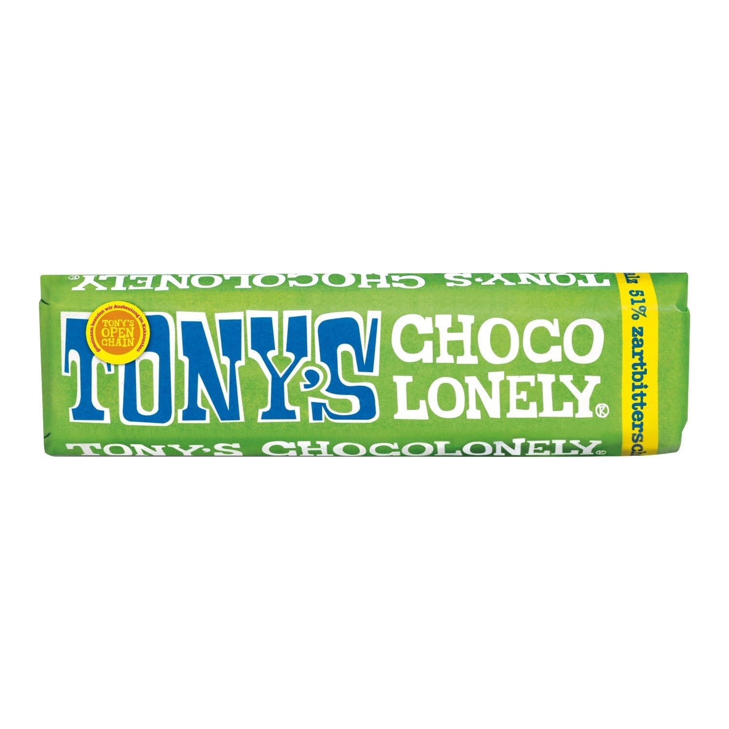Tony's Chocolonely, mælkechokolade med karamel og havsalt 47g